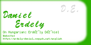 daniel erdely business card